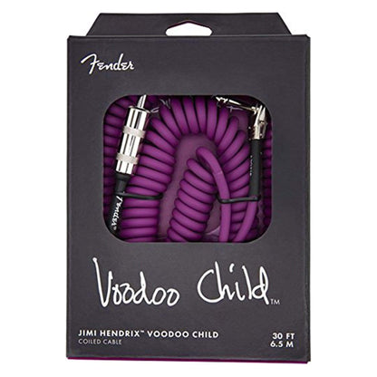 Fender Jimi Hendrix Voodoo Child 30' Cable Purple Accessories / Cables
