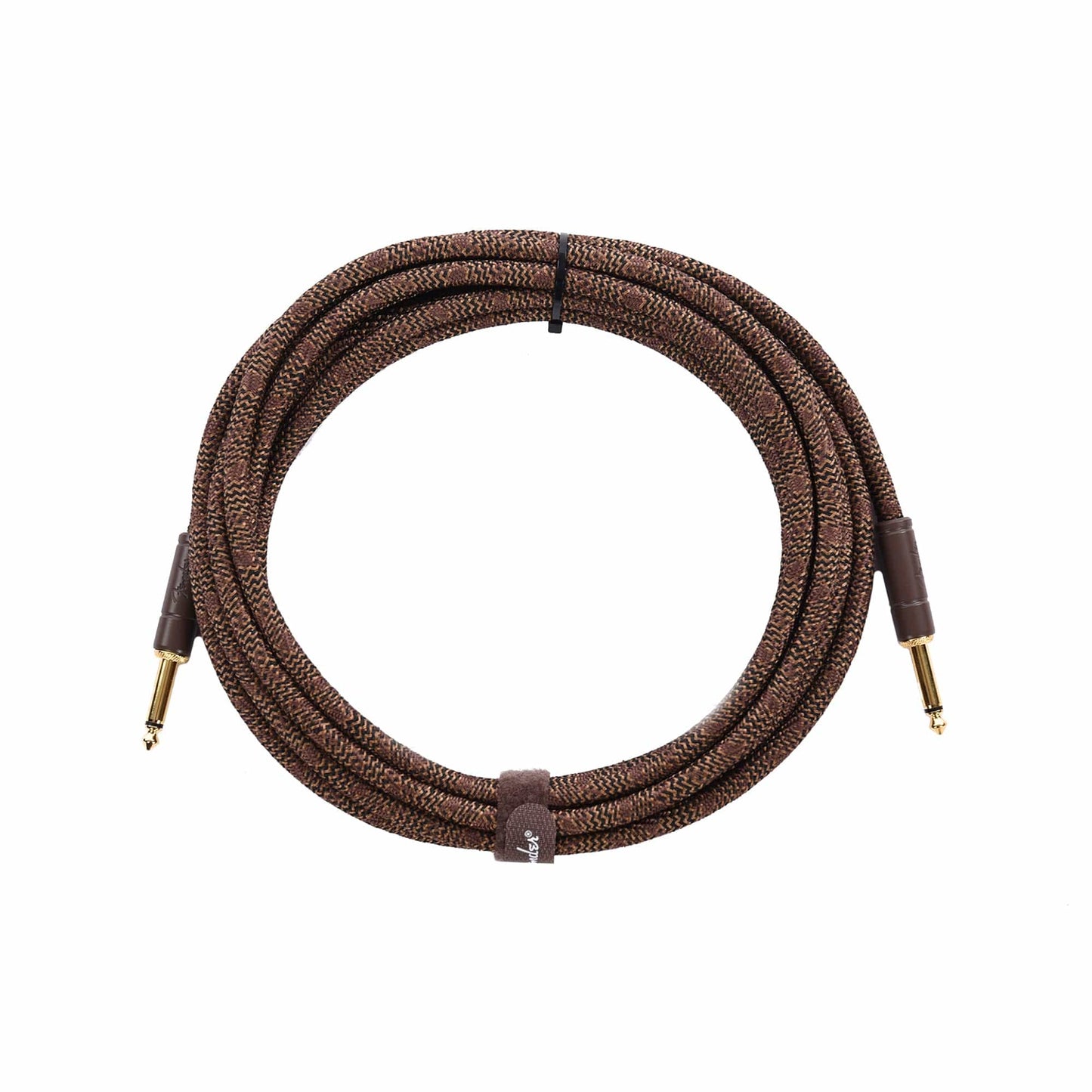 Fender Paramount 18.6' Acoustic Instrument Cable Brown S/S Accessories / Cables