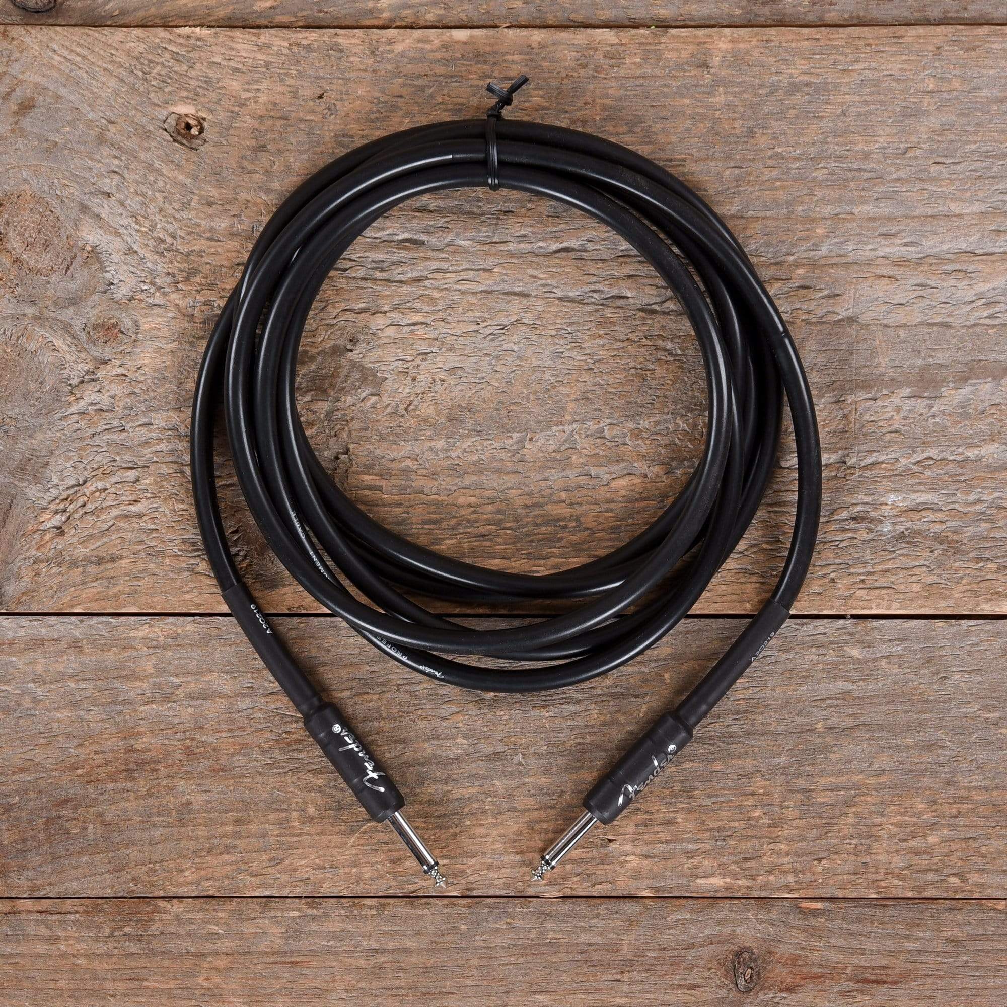 Fender Professional 10' Instrument Cable Black S/S Accessories / Cables