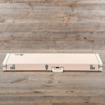 Fender Classic Series Hardshell Case Jazz Bass/Precision Bass Shell Pink w/Cream Interior Accessories / Cases and Gig Bags / Bass Cases