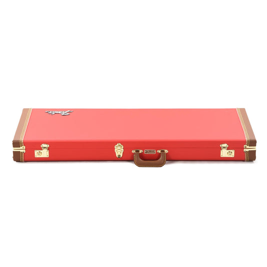 Fender Classic Series Wood Case Strat/Tele Fiesta Red Accessories / Cases and Gig Bags / Guitar Cases