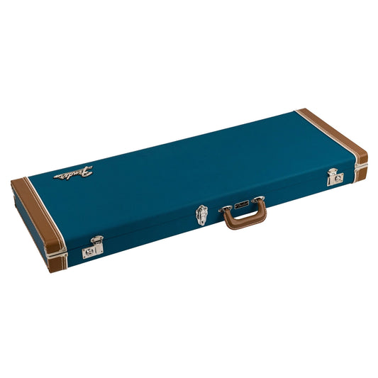 Fender Classic Series Wood Case Strat/Tele Lake Placid Blue Accessories / Cases and Gig Bags / Guitar Cases