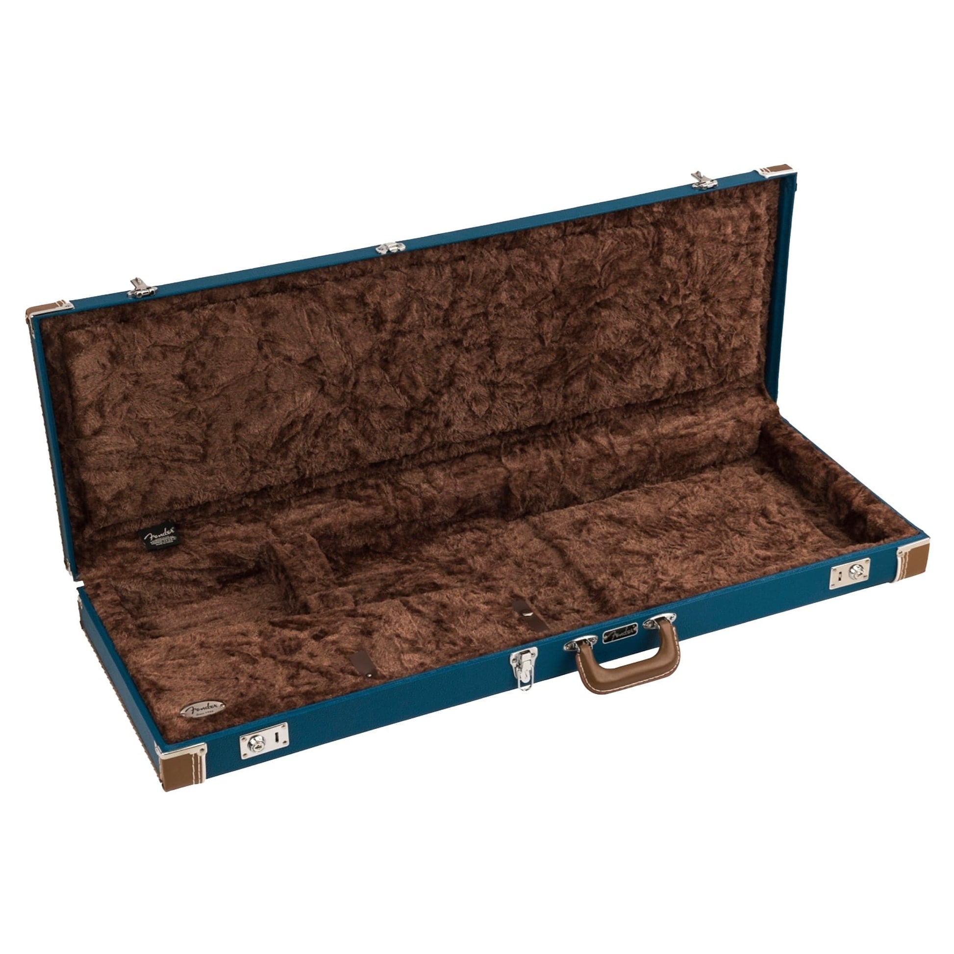 Fender Classic Series Wood Case Strat/Tele Lake Placid Blue Accessories / Cases and Gig Bags / Guitar Cases