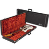Fender Deluxe Case for Jaguar/Jazzmaster Black with Orange Plush Interior Accessories / Cases and Gig Bags / Guitar Cases