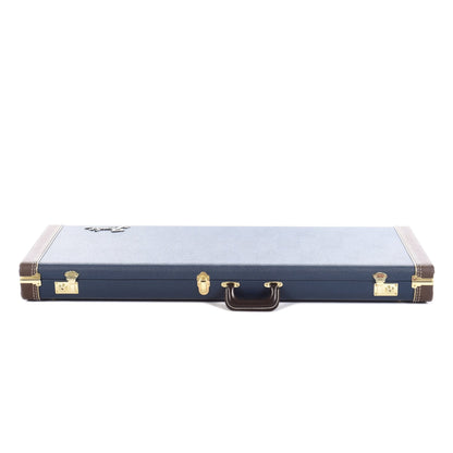 Fender G&G Limited Edition Legacy Series Navy Blue Strat/Tele Hardshell Wood Case Accessories / Cases and Gig Bags / Guitar Cases
