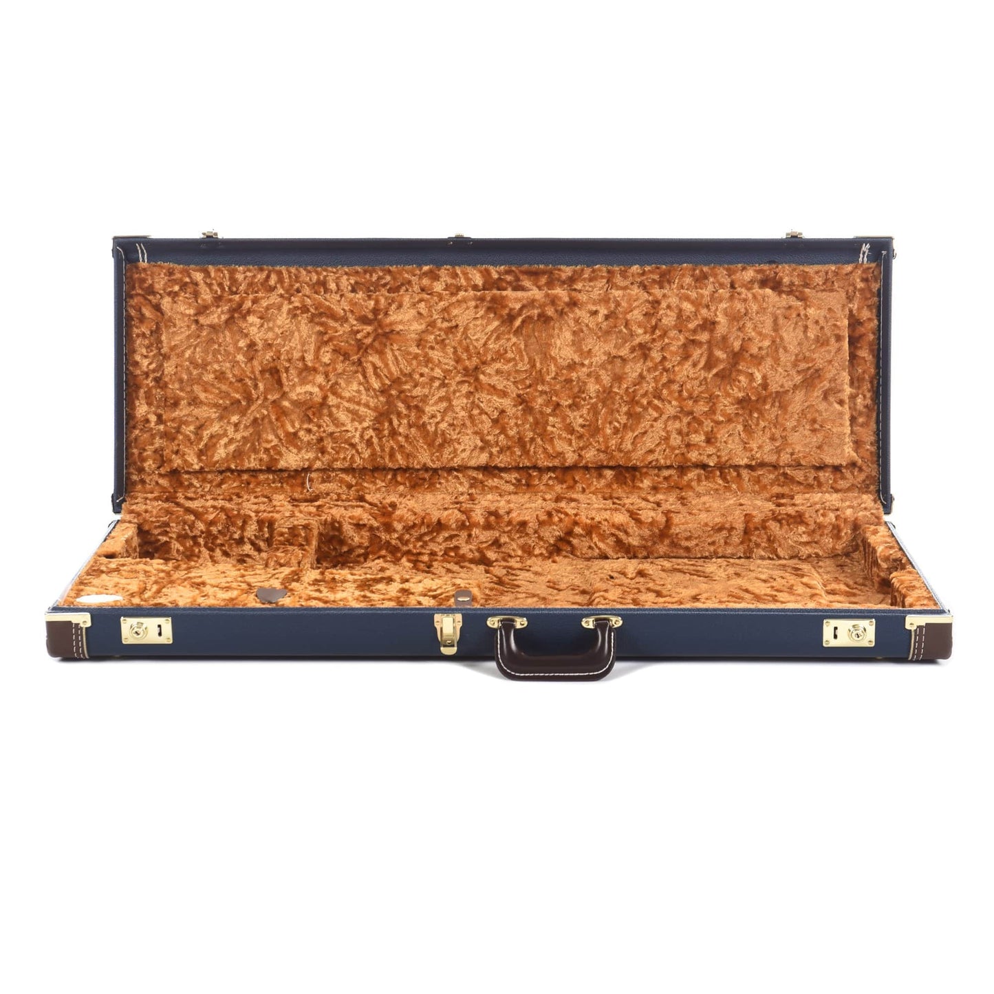 Fender G&G Limited Edition Legacy Series Navy Blue Strat/Tele Hardshell Wood Case Accessories / Cases and Gig Bags / Guitar Cases