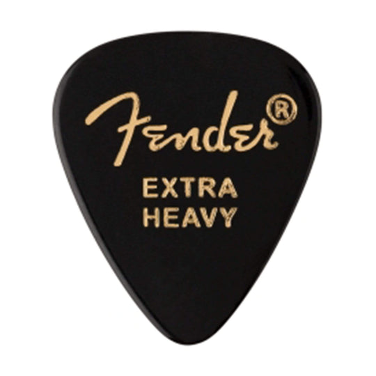 Fender 351 Black Extra Heavy 4 Pack (48) Bundle Accessories / Picks