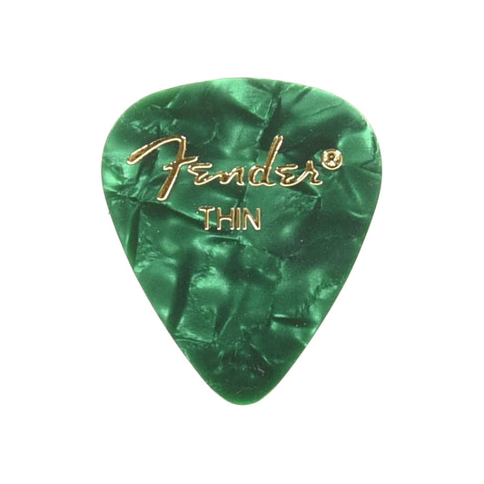 Fender 351 Pick Pack (12) Green MOTO Thin Accessories / Picks