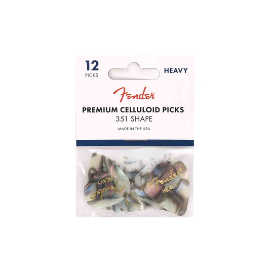 Fender 351 Pick Pack Abalone Heavy 2 (24) Pack Bundle Accessories / Picks