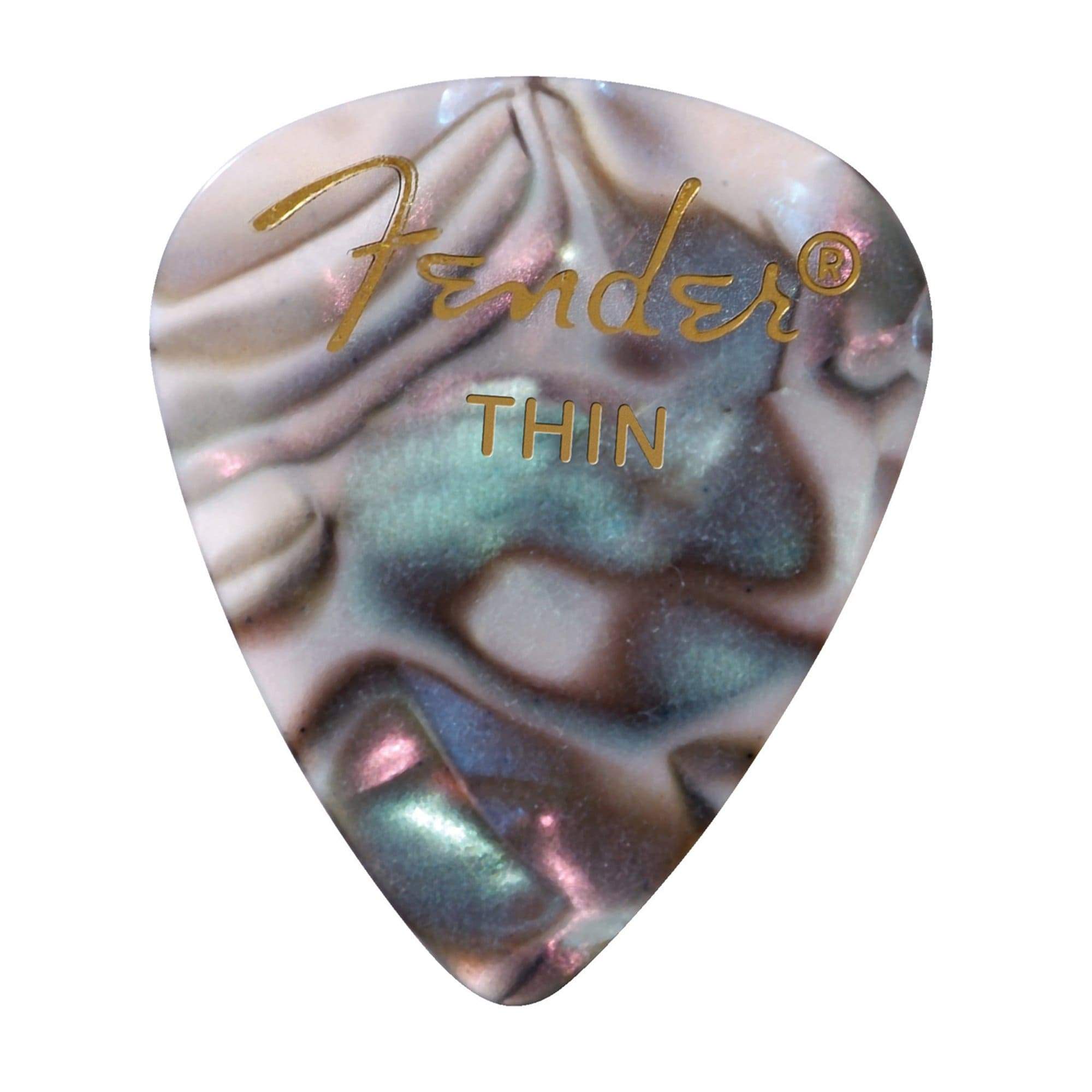 Fender 351 Pick Pack Abalone Thin 3 Pack (36) Bundle Accessories / Picks