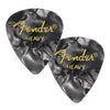 Fender 351 Pick Pack Black MOTO Heavy 2 Pack (24) Bundle Accessories / Picks