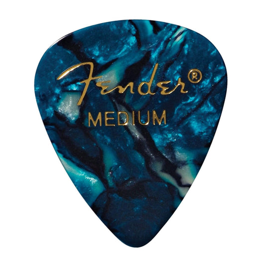 Fender 351 Pick Pack Ocean Turquoise Medium 3 Pack (36) Bundle Accessories / Picks