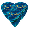 Fender 351 Pick Pack Ocean Turquoise Thin 3 Pack (36) Bundle Accessories / Picks
