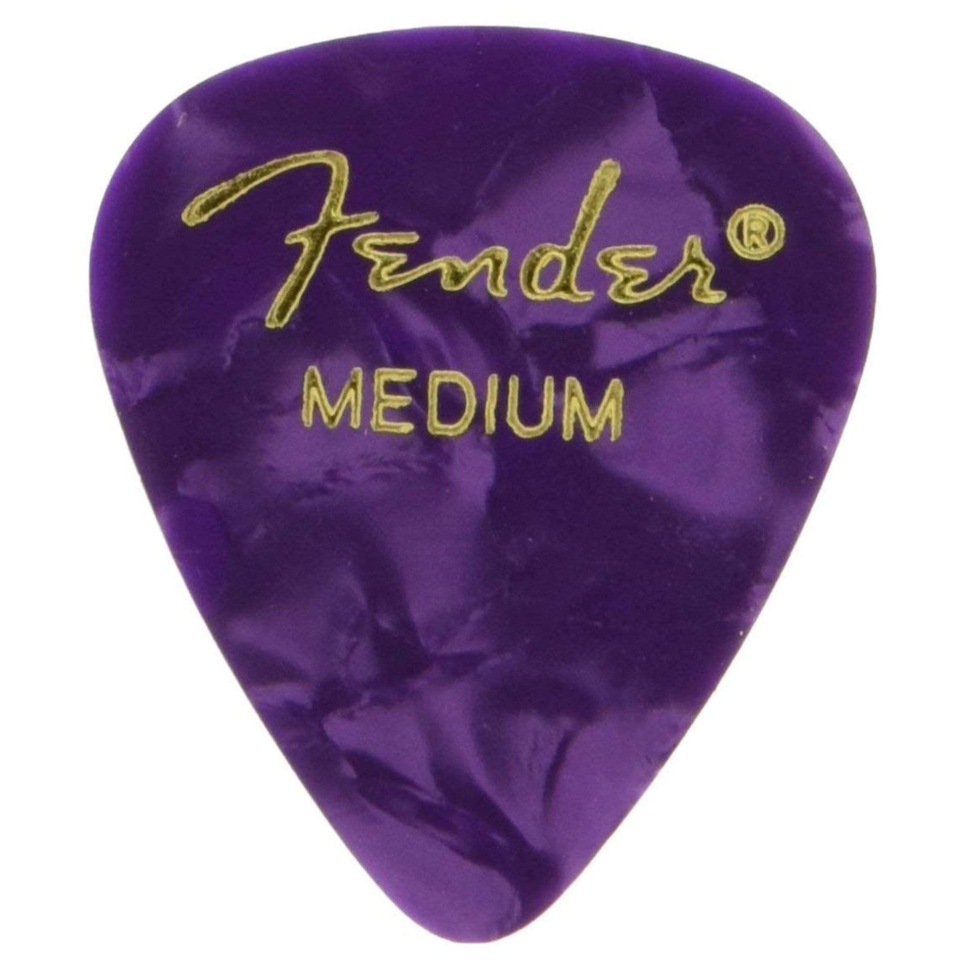 Fender 351 Pick Pack Purple MOTO Medium 36 Pack Bundle Accessories / Picks