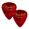 Fender 351 Pick Pack Red MOTO Thin 2 Pack (24) Bundle Accessories / Picks