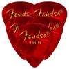 Fender 351 Pick Pack Red MOTO Thin 5 Pack (60) Bundle Accessories / Picks