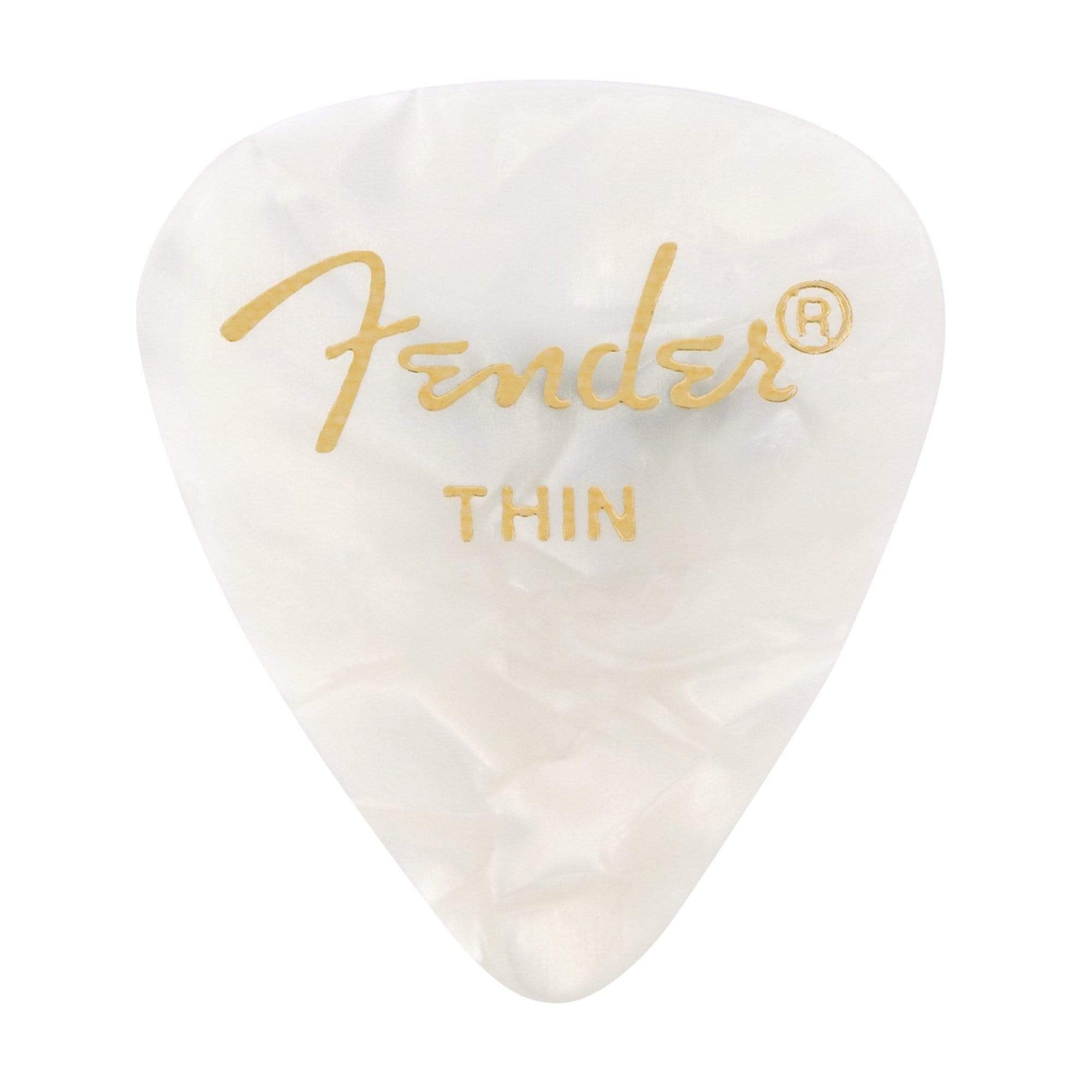 Fender 351 Pick Pack White MOTO Thin 4 Pack (48) Bundle Accessories / Picks