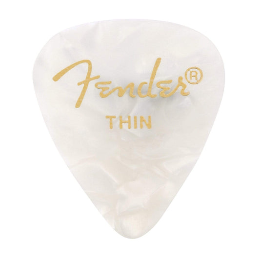 Fender 351 Pick Pack White MOTO Thin 4 Pack (48) Bundle Accessories / Picks