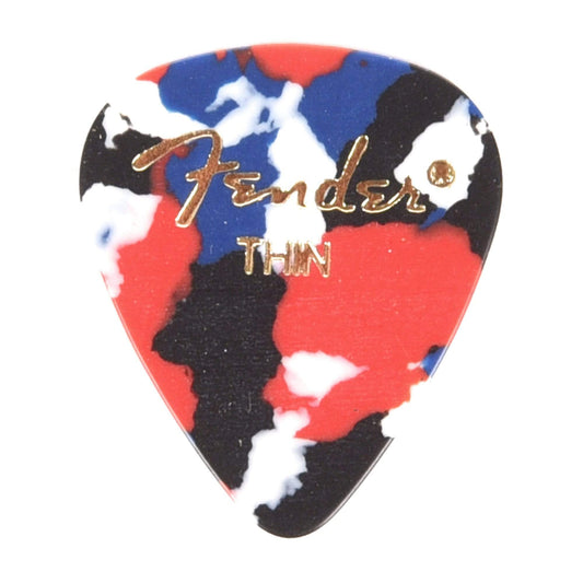 Fender 351 Picks Confetti Thin 2 Pack (24) Bundle Accessories / Picks