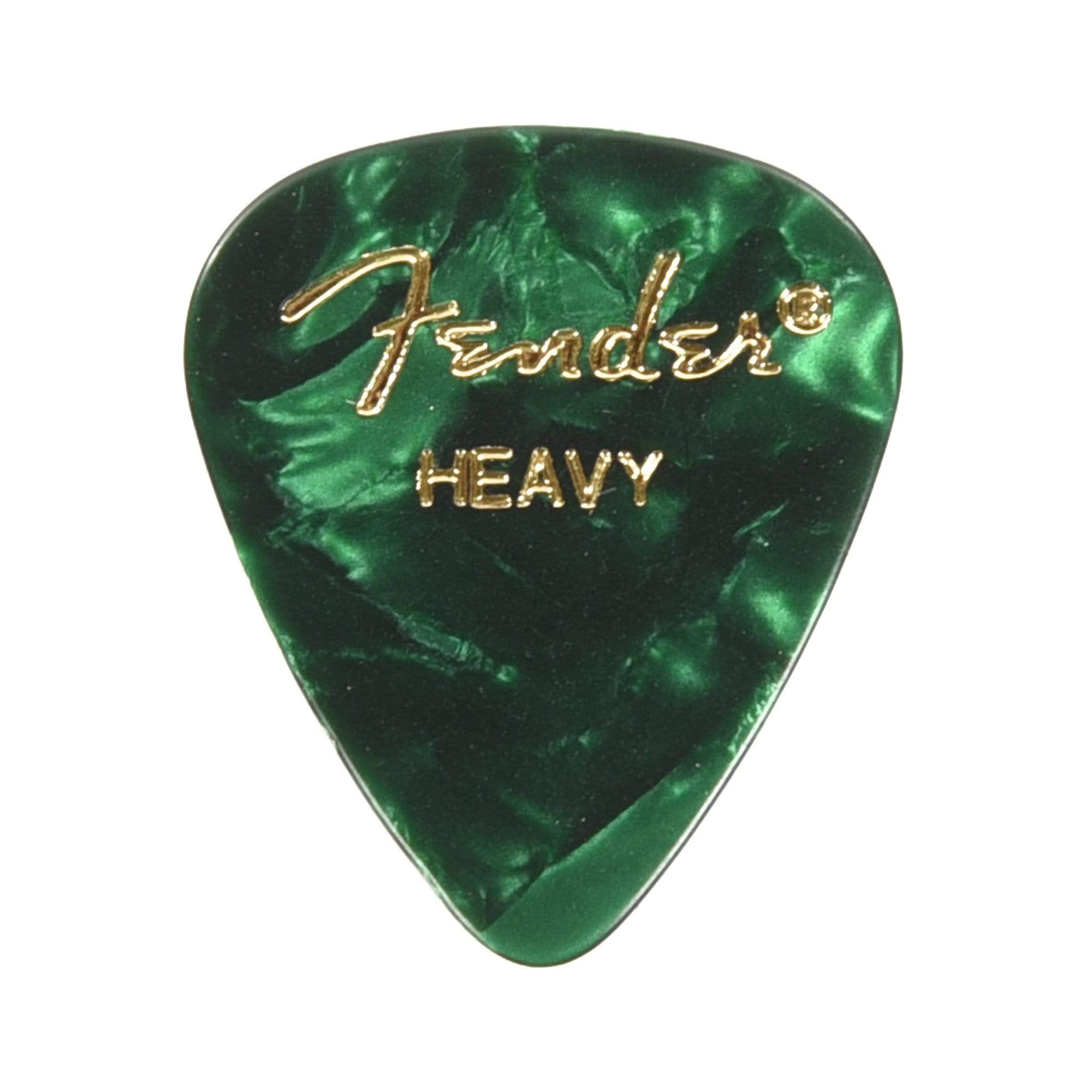 Fender 351 Picks Green MOTO Heavy 3 Pack (36) Bundle Accessories / Picks