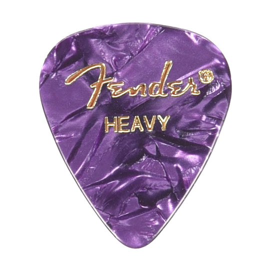 Fender 351 Picks Purple MOTO Heavy 2 Pack (24) Bundle Accessories / Picks