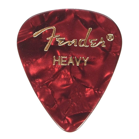 Fender 351 Picks Red MOTO Heavy 2 Pack (24) Bundle Accessories / Picks
