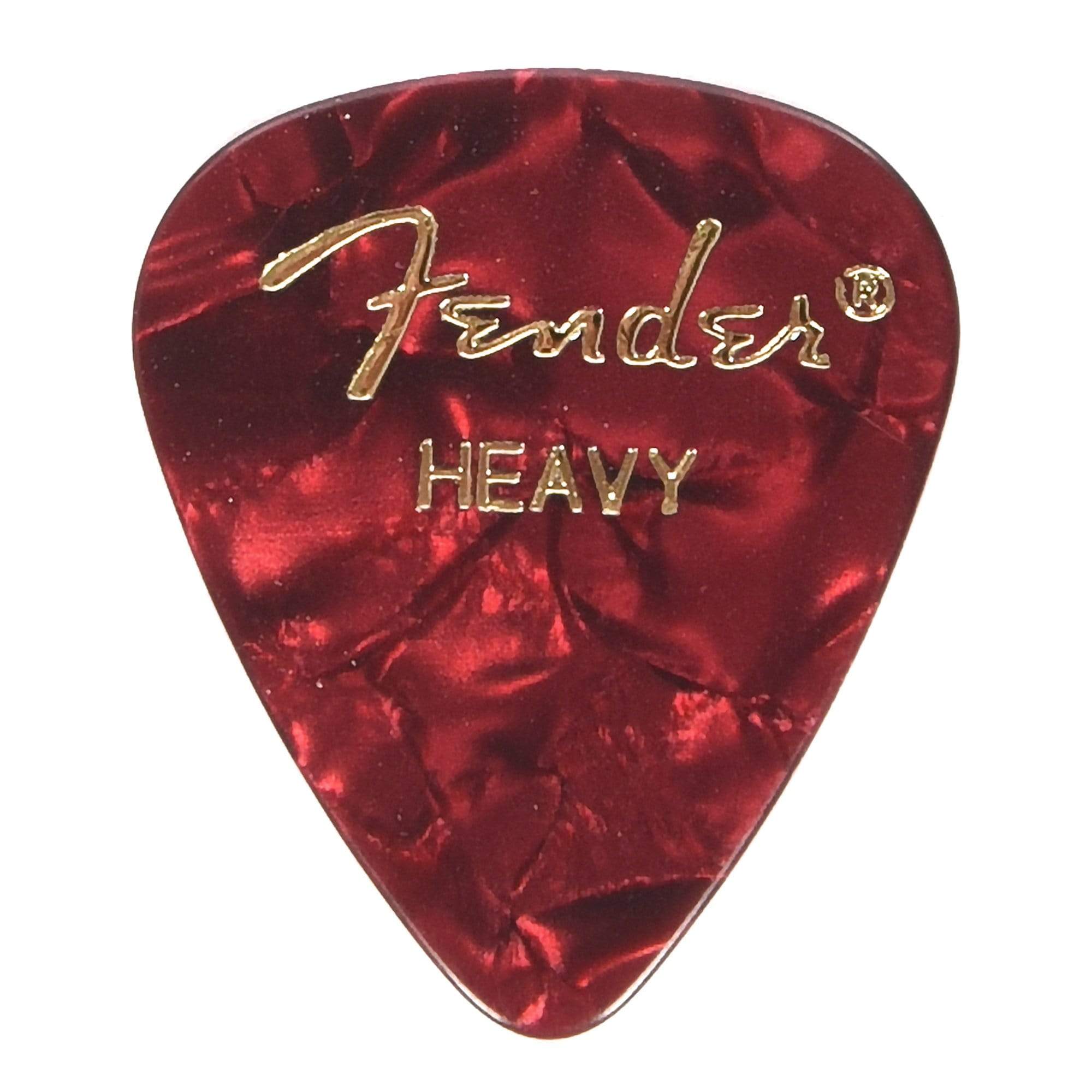 Fender 351 Picks Red MOTO Heavy 3 Pack (36) Bundle Accessories / Picks