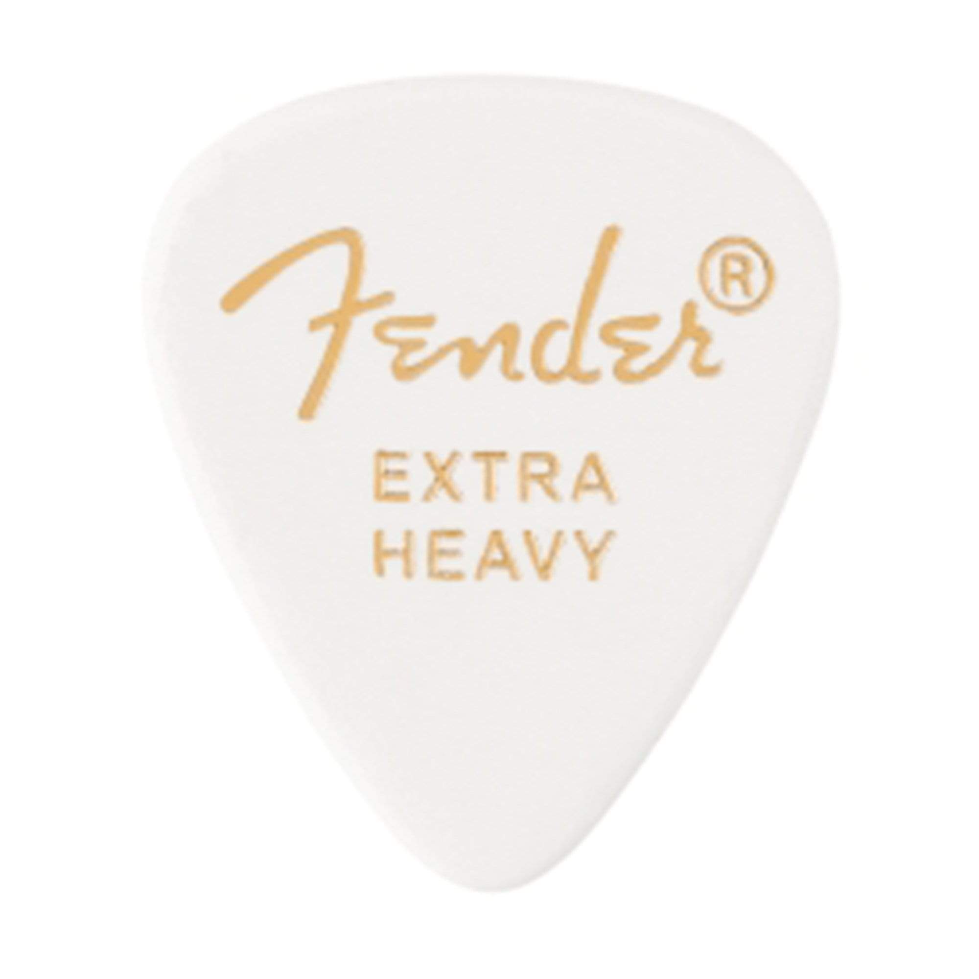 Fender 351 White Extra Heavy 12 Pack Accessories / Picks