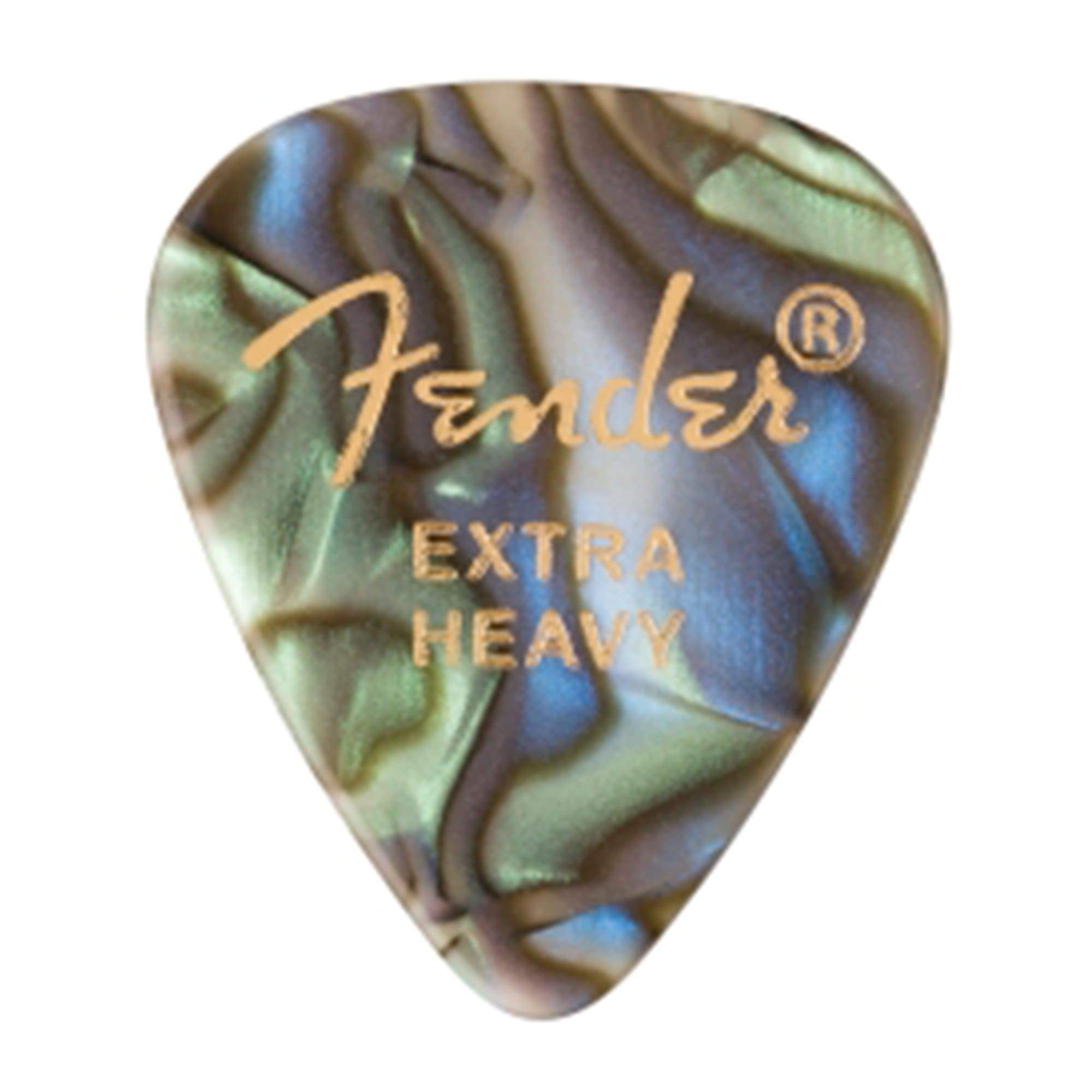 Fender Abalone Extra Heavy Pick 12 Pack Accessories / Picks