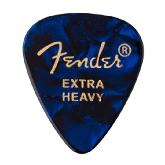 Fender Blue Moto Extra Heavy 2 Pack (24) Bundle Accessories / Picks