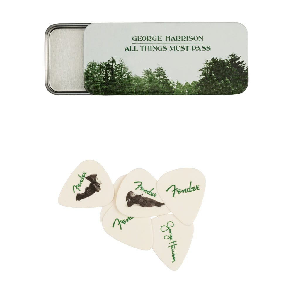 Fender George Harrison All Things Must Pass Pick Tin Set of 6 Accessories / Picks