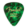 Fender Green Moto Extra Heavy 351 Pick 12 Pack Accessories / Picks