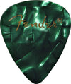 Fender Heavy Guitar Picks Green Moto (12) Accessories / Picks