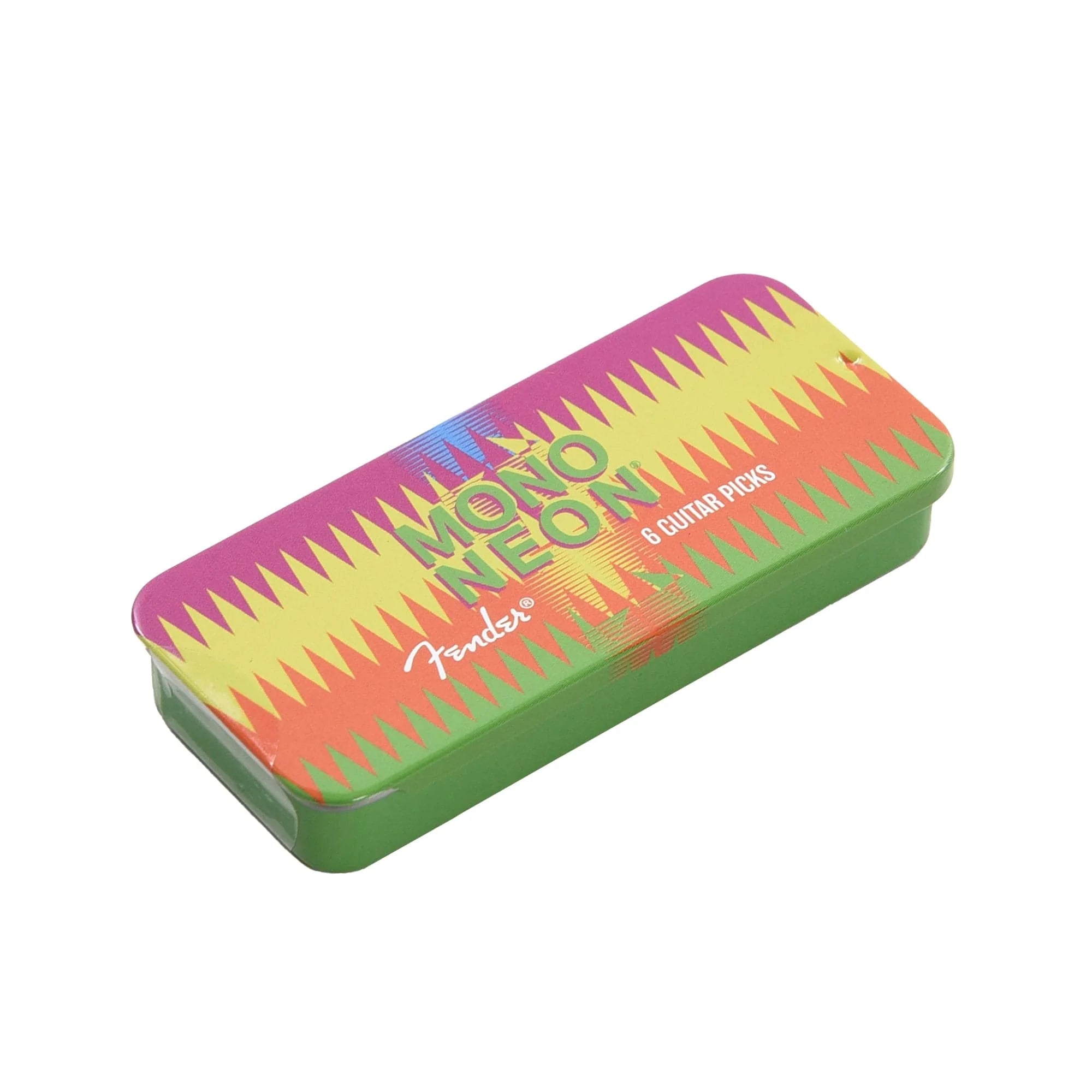 Fender MonoNeon Pick Tin Medium Set of 6 Accessories / Picks