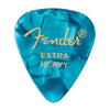 Fender Ocean Turq Extra Heavy 2 Pack (24) Bundle Accessories / Picks
