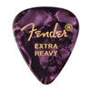 Fender Purple Moto Extra Heavy 2 Pack (24) Bundle Accessories / Picks