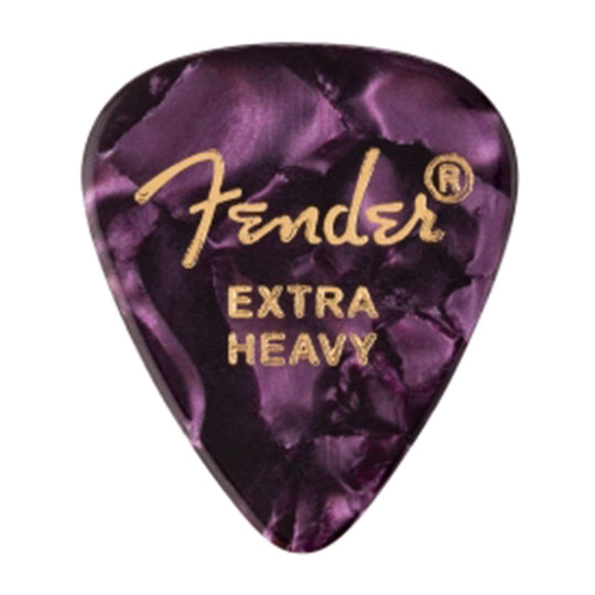 Fender Purple Moto Extra Heavy 3 Pack (36) Bundle Accessories / Picks