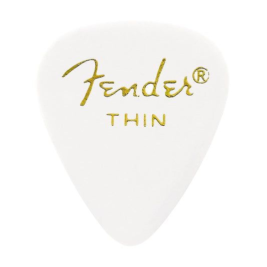 Fender Thin Guitar Picks White (12) Accessories / Picks