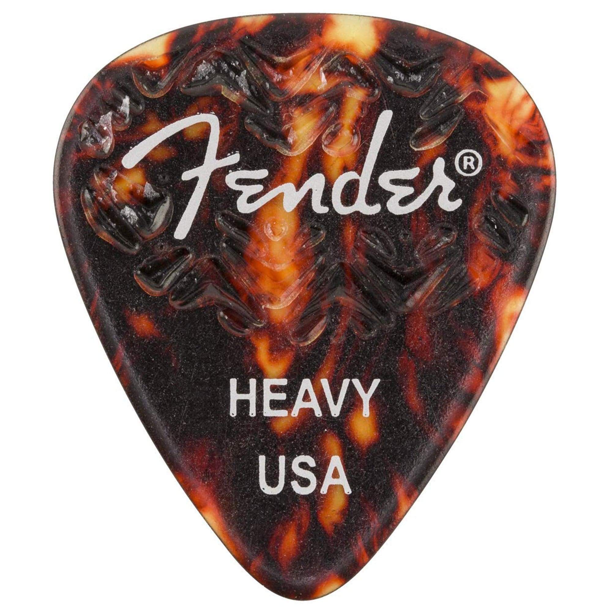 Fender Wavelength Picks 351 Heavy Shell 2 Pack (12) Bundle Accessories / Picks