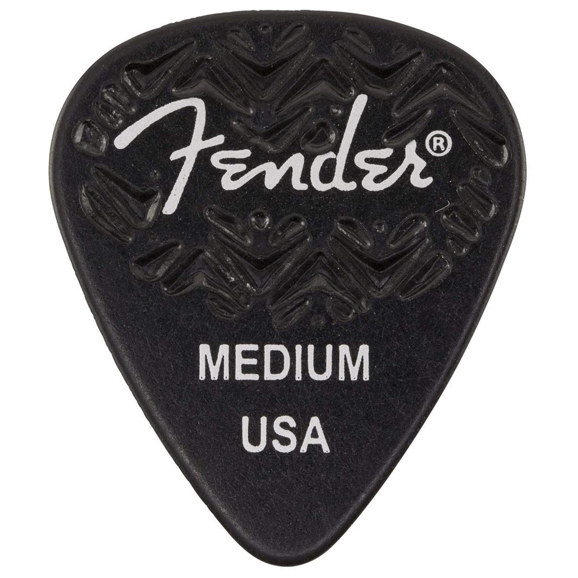 Fender Wavelength Picks 351 Medium 6 Pack Black Accessories / Picks