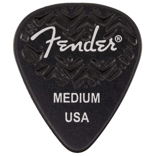 Fender Wavelength Picks 351 Medium Black 2 Pack (12) Bundle Accessories / Picks