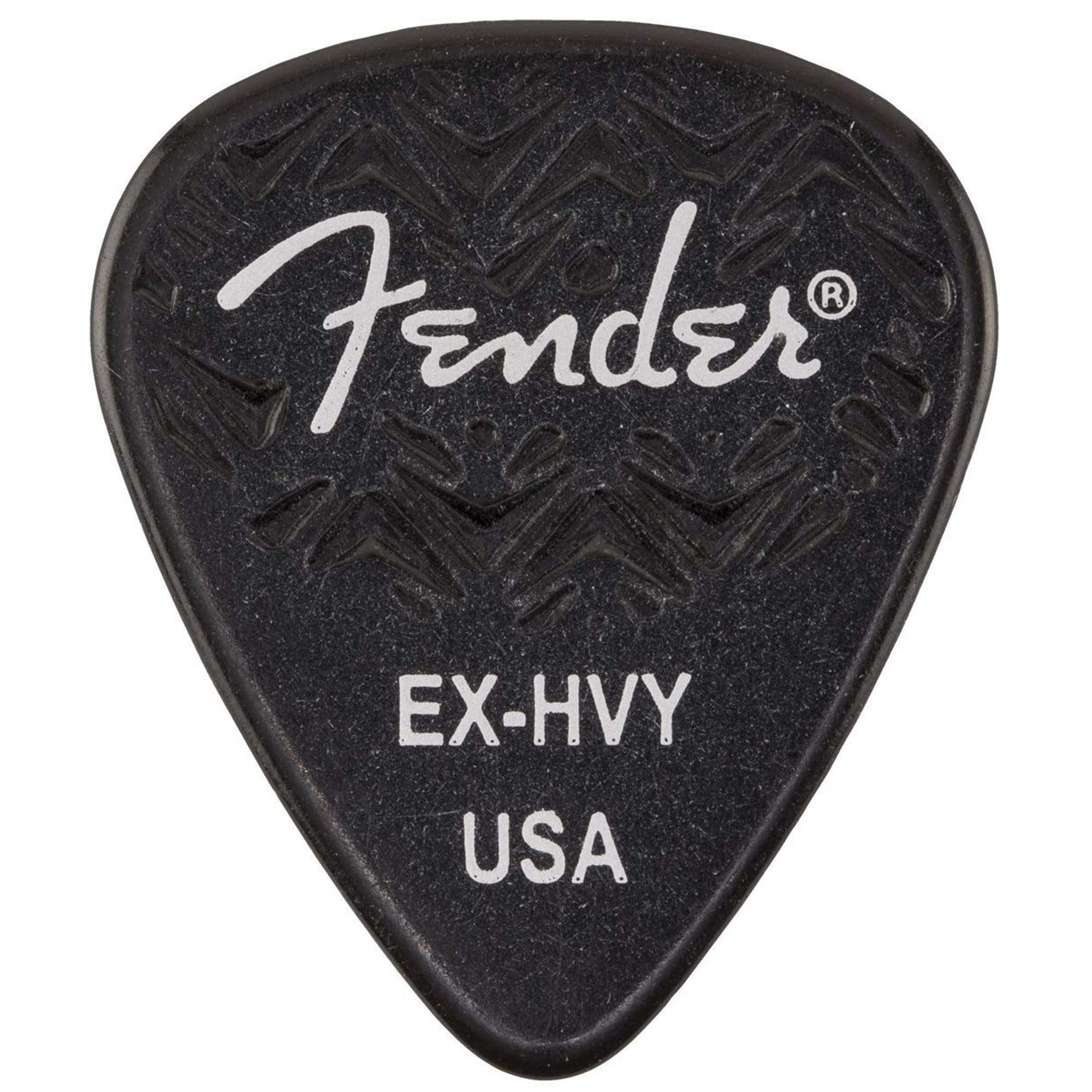 Fender Wavelength Picks 351 X Heavy Black 3 Pack (18) Bundle Accessories / Picks