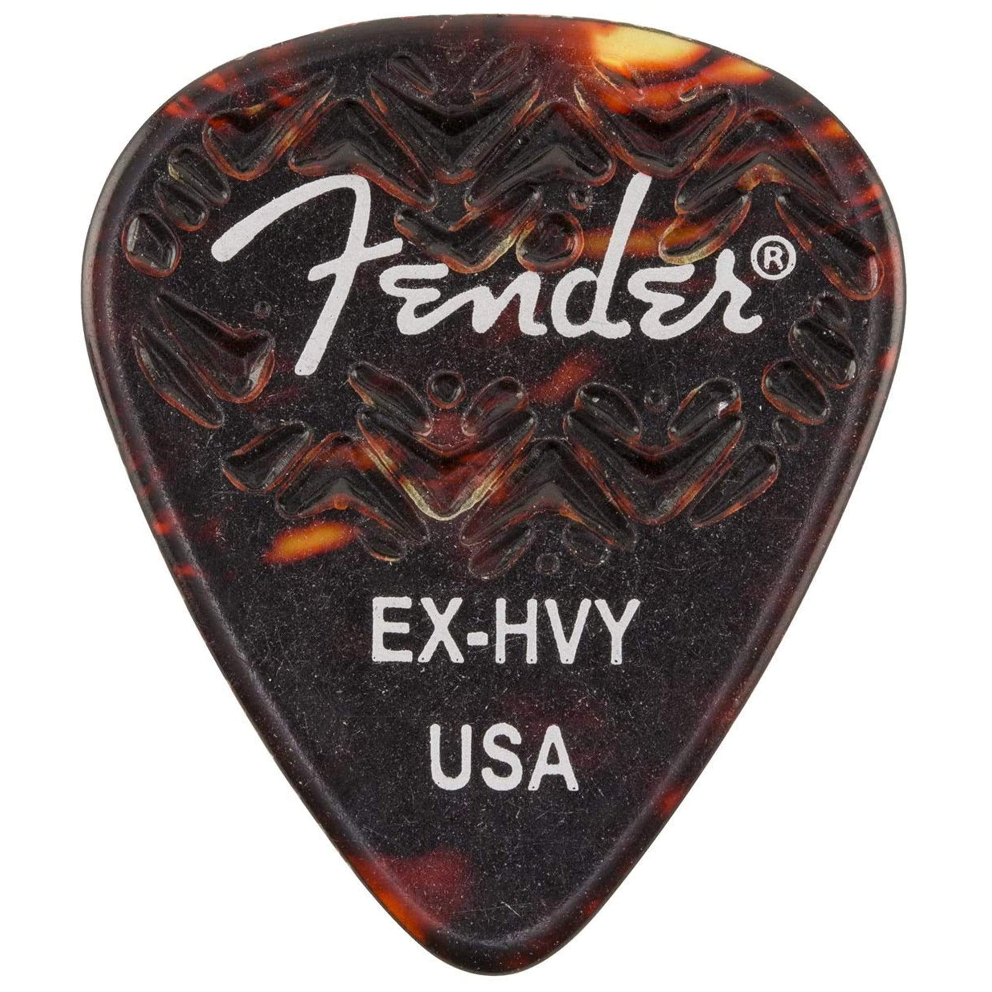 Fender Wavelength Picks 351 X Heavy Shell 2 Pack (12) Bundle Accessories / Picks