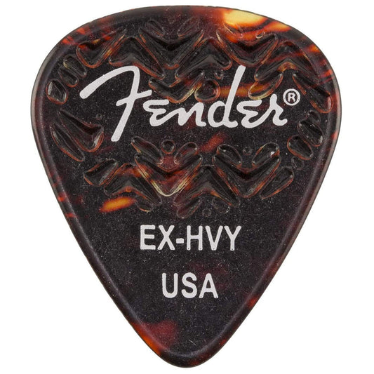 Fender Wavelength Picks 351 X Heavy Shell 4 Pack (24) Bundle Accessories / Picks