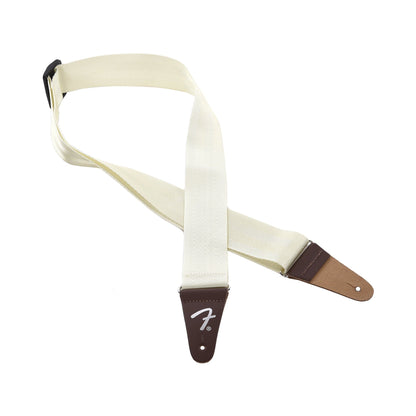 Fender 2" American Professional Seatbelt Strap Olympic White Accessories / Straps