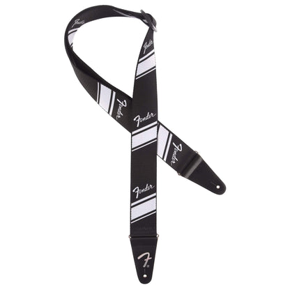 Fender 2" Competition Stripe Strap Silver Accessories / Straps