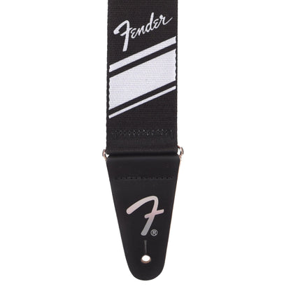 Fender 2" Competition Stripe Strap Silver Accessories / Straps