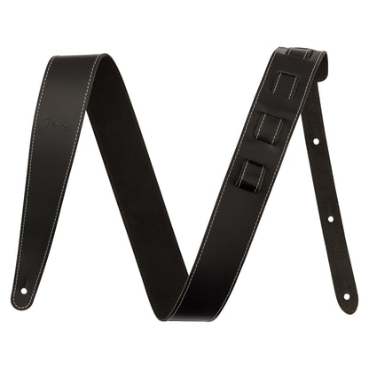 Fender 2" Essentials Leather Strap Black Accessories / Straps