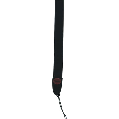 Fender 2 Inch Cotton/Leather Strap Black Accessories / Straps
