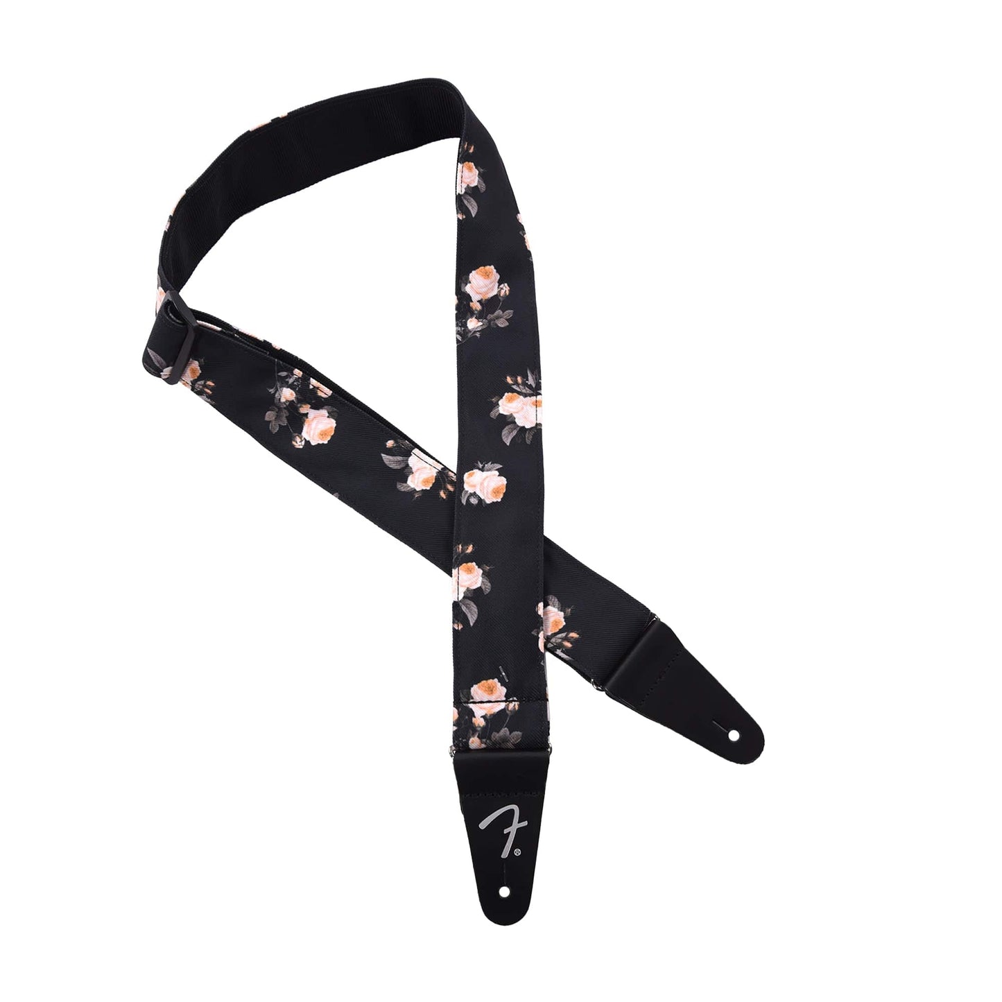 Fender Floral Strap Black 2" Accessories / Straps